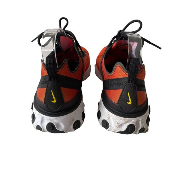 Nike React Element 55 Premium Sunrise Orange Shimmer 10 EUC - Picture 7 of 11